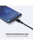 CB-CD30-BK Naylon Örgülü Usb-A Type-C Şarj Kablosu 0.9mt 3