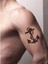 Hayallere Demir At Çapa Tattoo Geçici Dövme Şablonları Kına Kalıpları 2