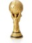 Dünya Kupası Figürü - Dünya Kupası Biblo -3d Fifa Worldcup - Altın- 15 cm 2