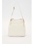 Krem Büzgü Detaylı Omuz Çantası 4