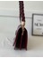 Kadın Bordo Örgü Saplı Model Premium Kalite El Çantası ve Çapraz Askılı Omuz Çantası 7