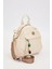 Krem Taş Charm Detaylı Omuz Çantası 2