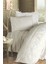 Kristina 4 Parça Nakışlı Pike Takımı 240X260 Krem 1