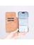 Apple iPhone 17 Air Için, Hakiki Deri, El Yapımı, Cüzdanlı Slim Kılıf, Mag Safe ile Uyumlu, Iç Yüzeyi Kadife, Gölgeli Taba 2
