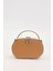 Kahve Çift Fermuarlı El Çantası 4