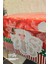 Kırmızı Yılbaşı Noel Baba Desenli Masa Örtüsü 2