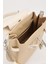 Krem Inci Askı Detaylı El Çantası 3