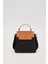 Siyah-Camel Inci Askı Detaylı El Çantası 4