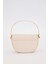 Krem Kapak Tokalı El Çantası 4