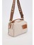 Krem Çift Askı Kullanımlı El Çantası 1