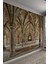 Gotik Kemerli Katedral 3D Tekstil Duvar Kağıdı 1