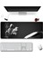 Sonictouch Kartalın Efendisi Siyah Beyaz Dikişsiz Pürüzsüz Sıvı Geçirmez Xxl Gamer Klavye Mousepad 40X90CM 1