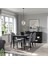 Danderyd Mutfak Masası Siyah 130 x 80 Cm 4 Kişilik 3