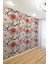 Pembe Gerbera Çiçek Desenli Tekstil Duvar Kağıdı 1
