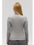 Serina Balıkçı Yaka Gri Ince Triko 5