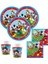 Mickey Mouse Temalı Çocuk Tabak - 8’li Plastik Doğum Günü Parti Tabak Seti 5