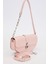 Pembe Metal Detaylı Omuz Çantası 2