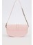 Pembe Metal Detaylı Omuz Çantası 4