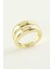 Zengezur Çift Sıra Metal Yüzük-Sarı 2