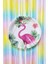 Flamingo Temalı Doğum Günü Tabak - 8’li Plastik Parti Tabak Seti 2