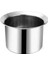 Paslanmaz Çelik Düz Yağ Kabı ( Stainless Steel Straight Basin 22CM ) - 1 Adet 1