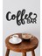 Dekoratif Coffee Bar Ahşap Duvar Yazısı Kahve Köşesi Duvar Süsü 1