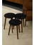 Madrid 3'lü Zigon Sehpa %100 Mdf Siyah Mermer 3
