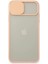 Bfs iPhone 11 Pro Max Kılıf Palm Buzlu Kamera Sürgülü Silikon - Pembe 2