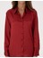 Kadın Bordo Regular Fit Uzun Kollu Gömlek 50319346-VR014 6