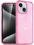 Bfs Apple iPhone 14 Star Magsafe Kapak - Pembe 1