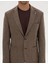 Erkek Kahverengi Slim Fit Balıksırtı Ceket 50317640-VR029 7