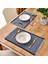 Soft Plaid 2'li Amerikan Servis - Mavi - 30X50 cm 1