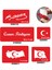 Canım Türkiyem 5'li Set Geçici Dövme Kına Şablonu 1