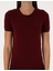 Kadın Vişne Slim Fit Triko Tişört 50316341-VR223 6