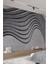 Gri Beton Dalgalı Modern Tek Parça Tekstil Duvar Kağıdı 2