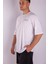 Unisex Oversize Yokohama Beyaz Grafik Tişört 2
