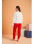 Kadın Ekru Pijama Takımı 28061 3