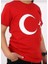 Kısa Kol Türk Bayrağı T-Shirt Unisex Çocuklar İçin Pamuklu Günlük Stil Kahverengi 2
