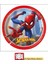 Spiderman Temalı Çocuk Tabak - 8’li Plastik Doğum Günü Parti Tabak Seti 5