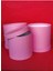 Pembe Silindir Set Çap 26.3 Yükseklik 20 cm 2