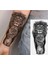 Geçici Aslan Figürlü Dövme Tattoo 2