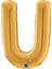 U Harf Supertrend Altın Folyo Balon 26" 2