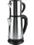 Crown CRW-2201 1800W 1.8 - 0.8 Litre Çelik Hazneli Çaycı Mutfak Kettle Demlikli ve Süzgeçli Inox 3