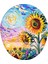 Van Gogh Temalı Ay Çiçekleri Bilek Destekli Kaymaz Buruşmaz Kırılmaz Mouse Pad 1