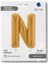 N Harf Supertrend Altın Folyo Balon 26" 1