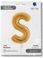 S Harf Supertrend Altın Folyo Balon 26" 1