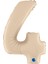 4 Rakam Supertrend Satin Cream Folyo Balon 26" 2