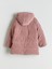 Yeni Sezon Kapüşonlu Kız Çocuk Mont 3