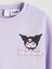 Yeni Sezon Bisiklet Yaka Kuromi Baskılı Kız Çocuk Sweatshirt 2