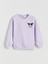 Yeni Sezon Bisiklet Yaka Kuromi Baskılı Kız Çocuk Sweatshirt 1